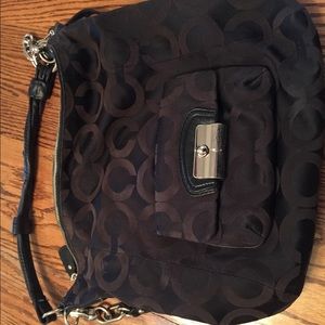 Coach signature satchel bag